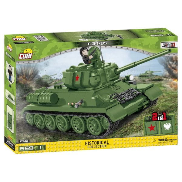 Klocki Cobi Czołg T34-85 668KL