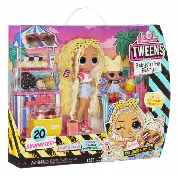 Lalki LOL S TWEENS+TOTS BABY SISTERS RAE SANDS