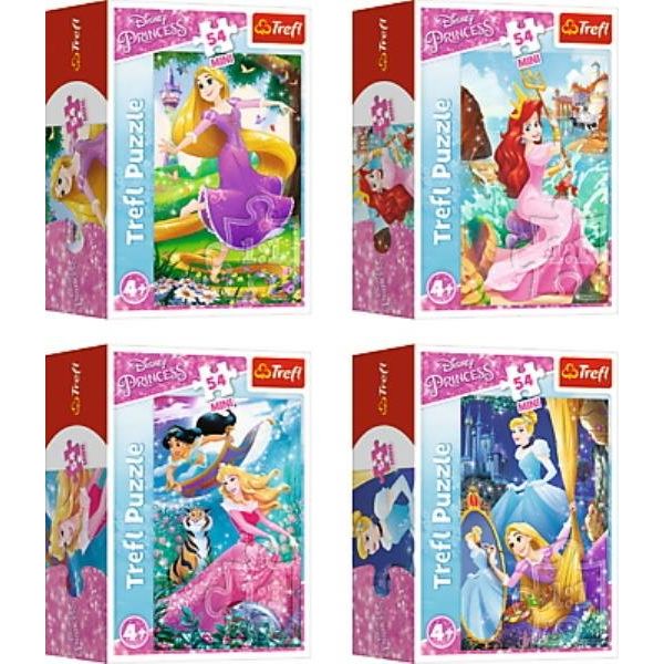 Trefl Puzzle mini 54 el. Księżniczki Disney