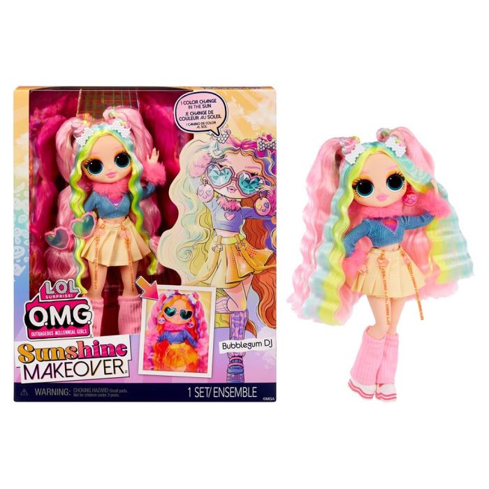 Lalka LOL OMG Sunschine MakeOver BubbleGum