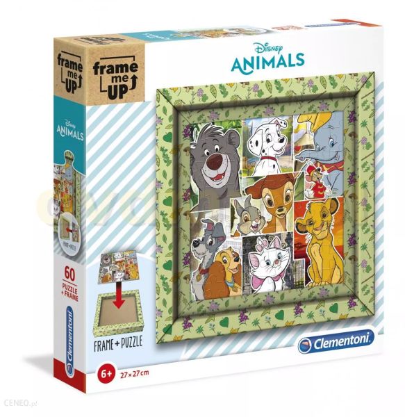 Clementoni Puzzle 60 FRAME ME UP DISNEY ANIMAL