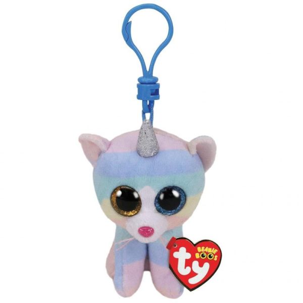 Ty BOOS pluszak HEATHER, Clip 8,5 cm -brelok kotek