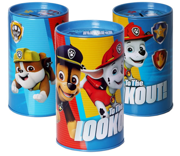 SKARBONKA METALOWA OKRĄGŁA PAW PATROL