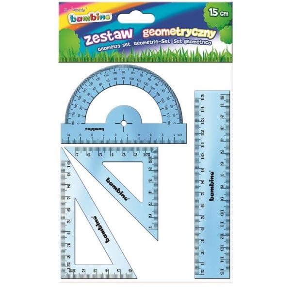 Zestaw geometryczny BAMBINO 4 elementowy 15 cm