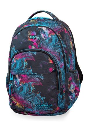 Coolpack Basic Plus Plecak 3 komory młodzieżowy Vibrant Bloom