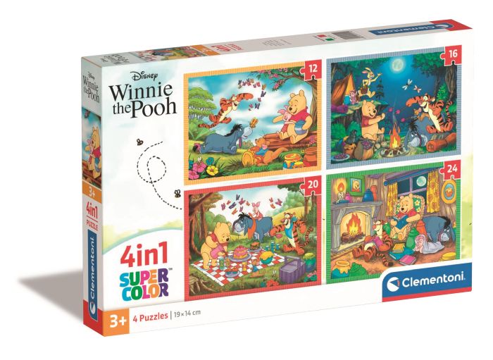 Puzzle 4w1 Disney Clementoni