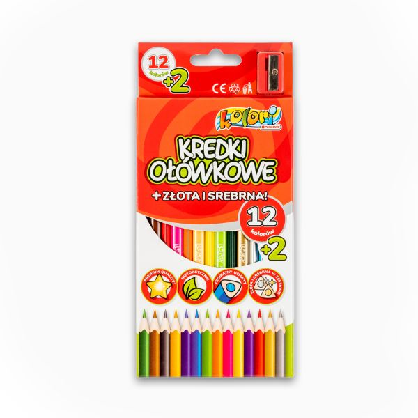 KREDKI OŁ TRÓJK 12+2+TEMPERÓWKA