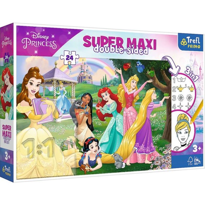 Puzzle Super Maxi 24 el. Disney Double Sided