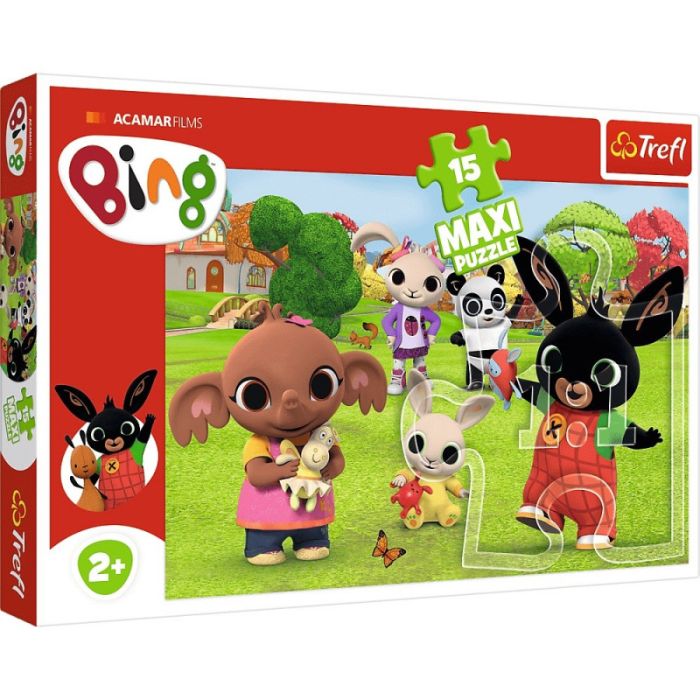 Puzzle 15 el. Maxi Piknik z Przyjaciółmi Trefl
