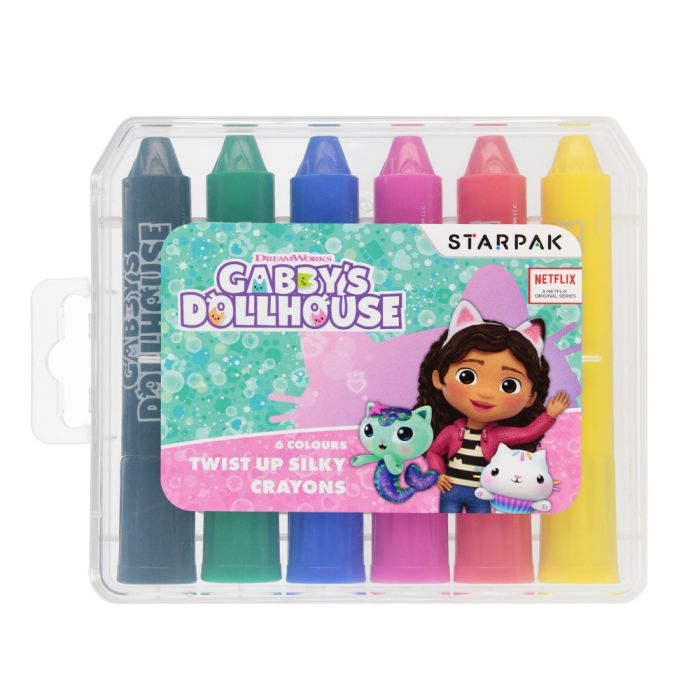 Starpak Kredki w sztyfcie Koci Domek Gabi 6 kolorów