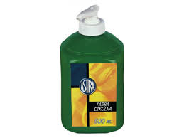 Farba Szkolna Plakatowa 500ml Zielona Astra
