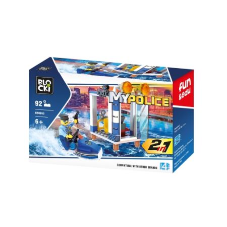 Klocki Blocki KB0653 Policja 2W1