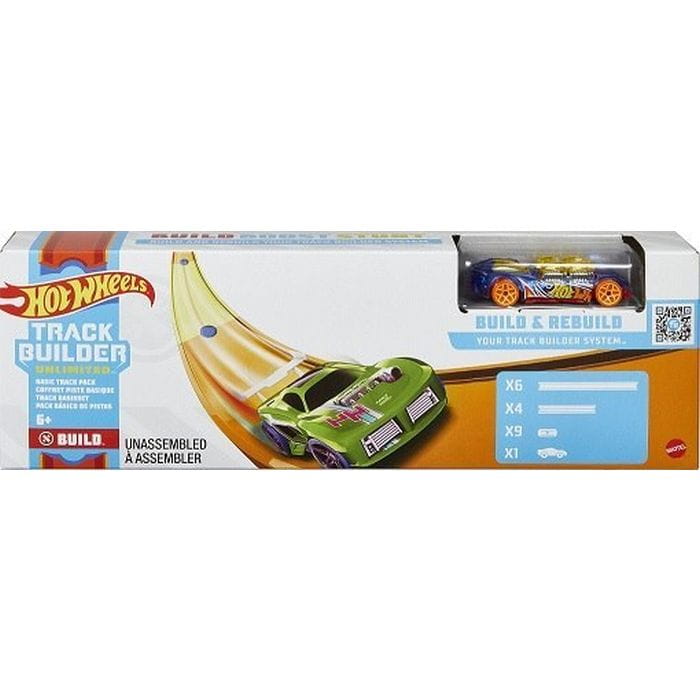 Hot Wheels TrackBuilder Tory Podstawowe Auto GVG13