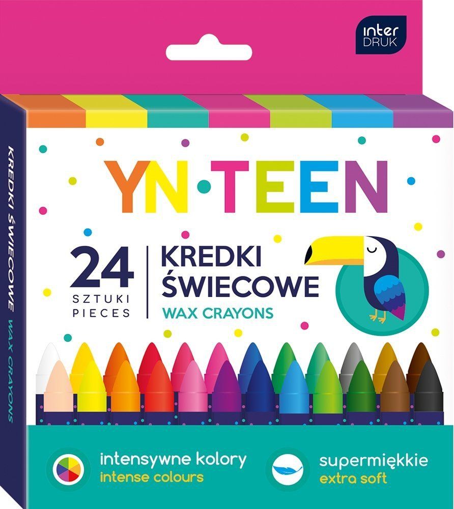 KREDKI ŚWIECOWE 24 KOL.NOSTER YN