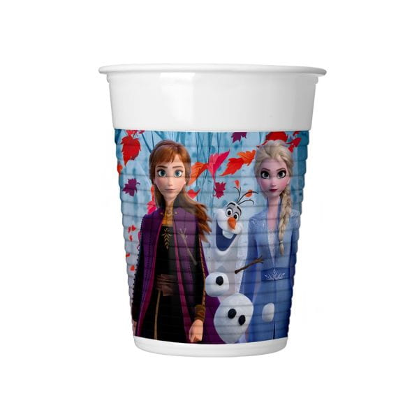 Kubeczki plastikowe Frozen 2, 200ml, 8 sztuk Godan