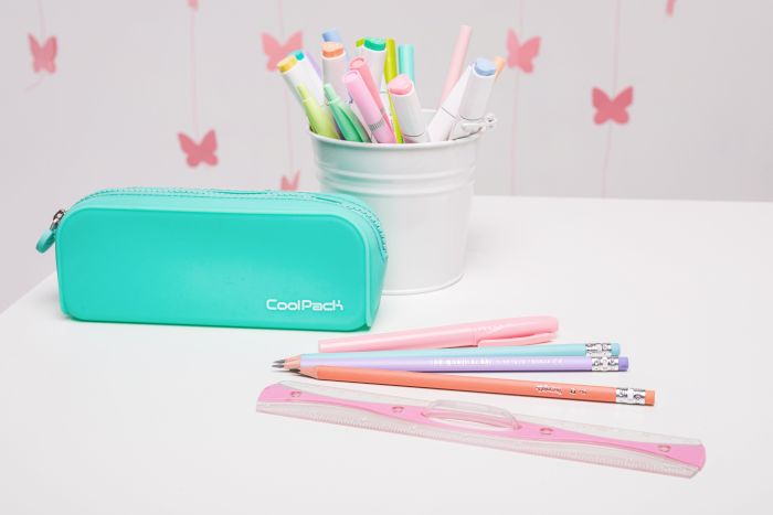 COOLPACK - PASTEL - SASZETKA SILICONOWA - MIX 5 KOLORÓW - 15 SZTUK DIS