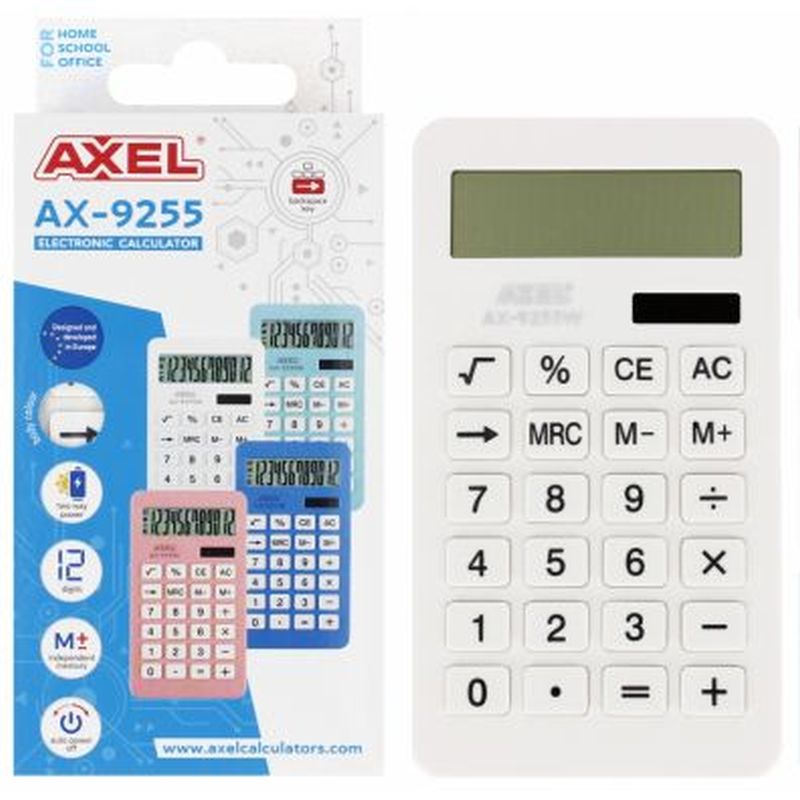 KALKULATOR AXEL AX-9255W PUD 50 100