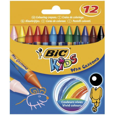 KREDKI 12 ŚWIECOWE WAX