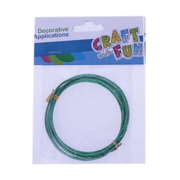 CF OZDOBA DEK DRUT 1,5M/2MM ZIELONY PBH 12/144