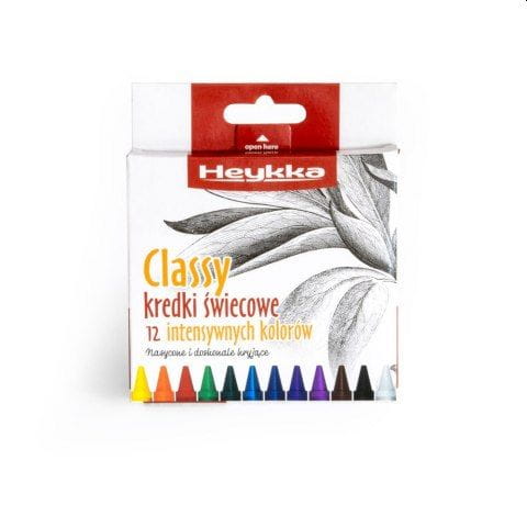 Heyka Kredki świecowe Classy 12 kolorów