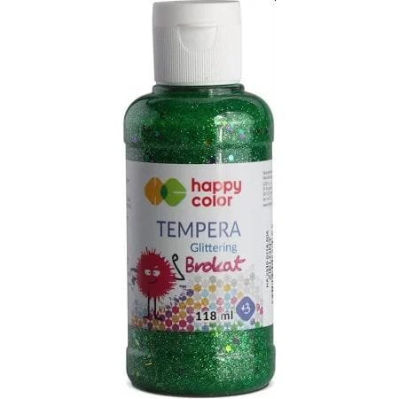FARBA TEMPERA 118ML BROKAT ZIELONA