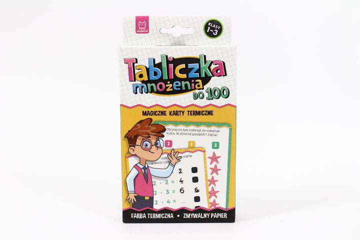 Tabliczka mnożenia do 100. Magiczne karty termiczne