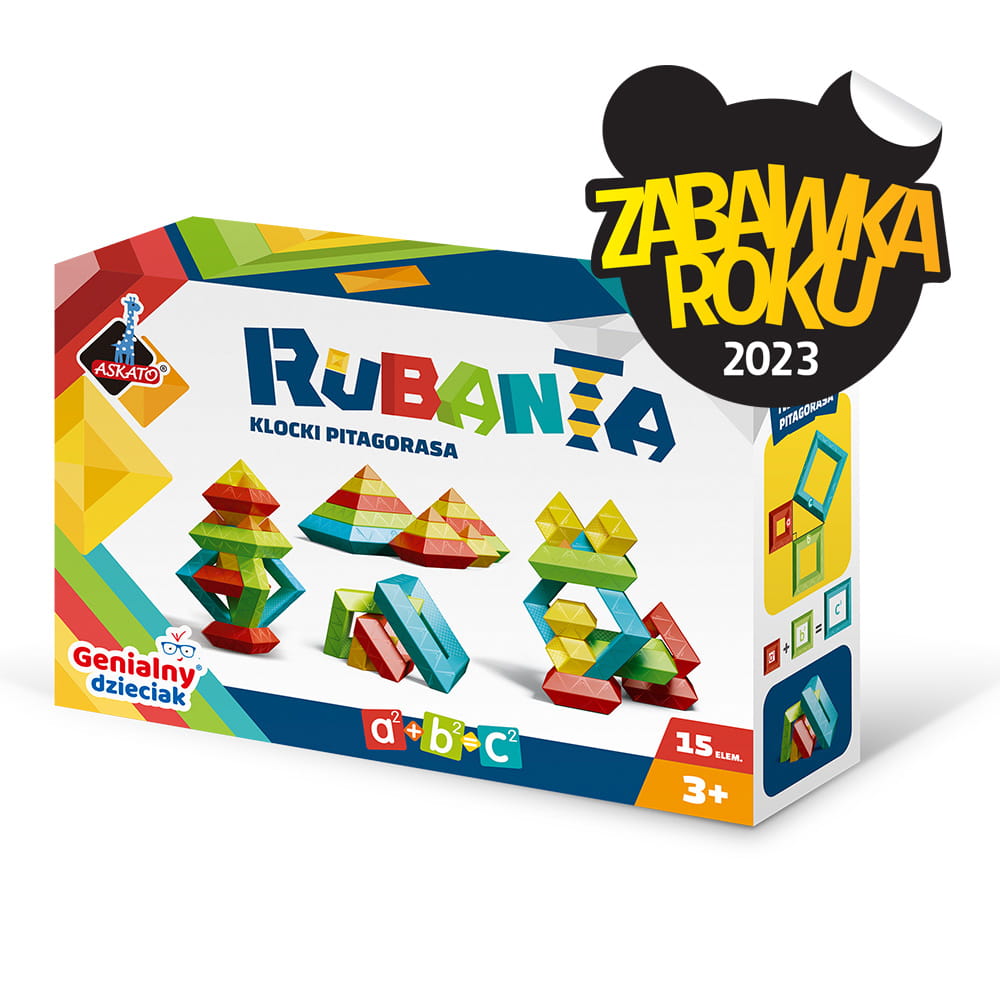 Askato Klocki Pitagorasa 15 el. Rubanta