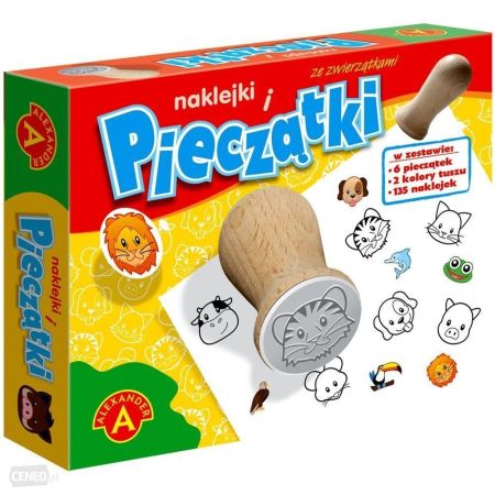 Pieczątki i Naklejki ze Zwierzątkami Alexander