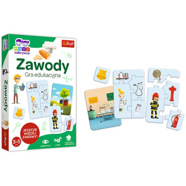 Gra Edukacyjna Zawody, Mały Odkrywca, Trefl