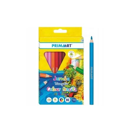 KREDKI 12 KOLORÓW JUMBO PRIMA ART