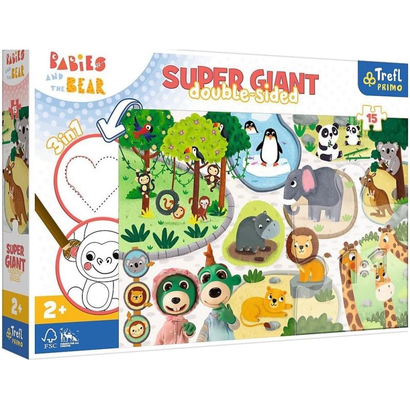 PUZZLE 15 GIANT BOBASKI W ZOO