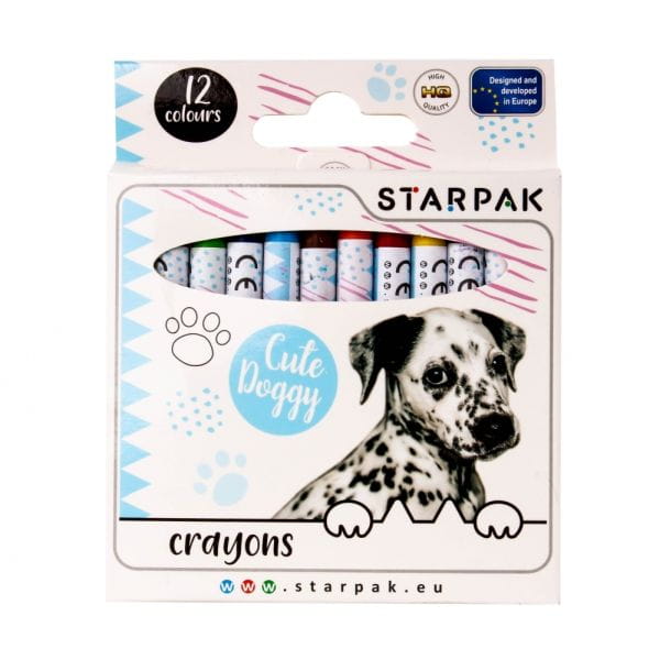 KREDKI WOSKOWE 12KOL STK DOGGY P