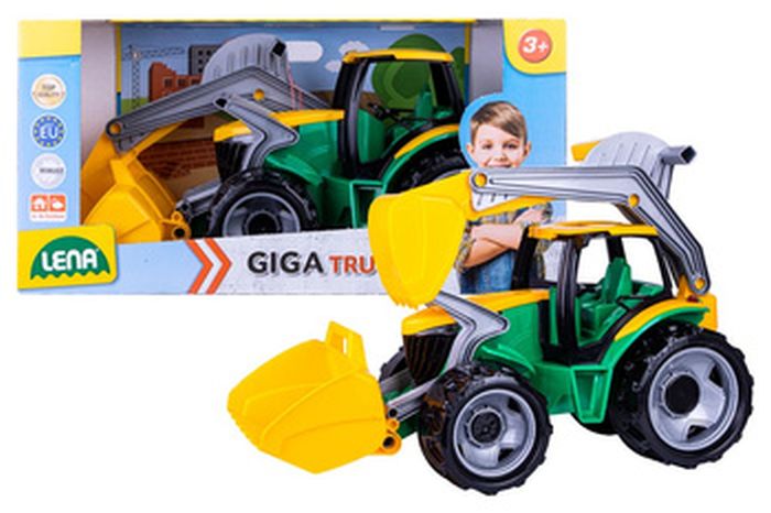 TRAKTOR SPYCH+KOPARKA ZIELONY LENA KARTON pak: 4 CBM 0,29 Wymiar Kart