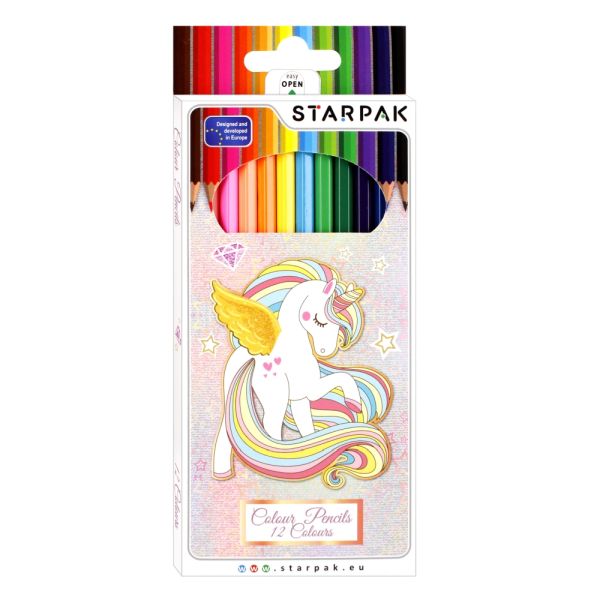 KREDKI OLO 12KOL/180 UNICORN STK PUD 12/144