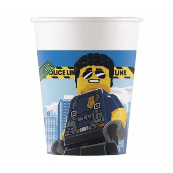 Godan Kubeczki Plastikowe Lego 8 sztuk