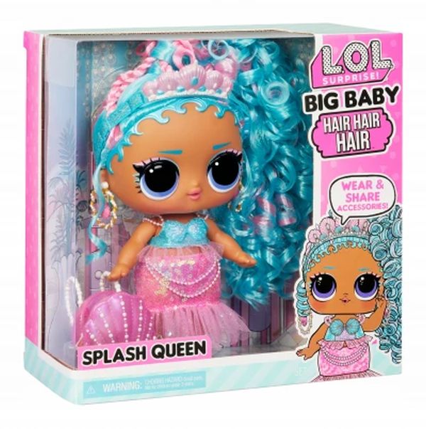 Lalka LOL S BIG BABY HAIR SPLASH QUEEN