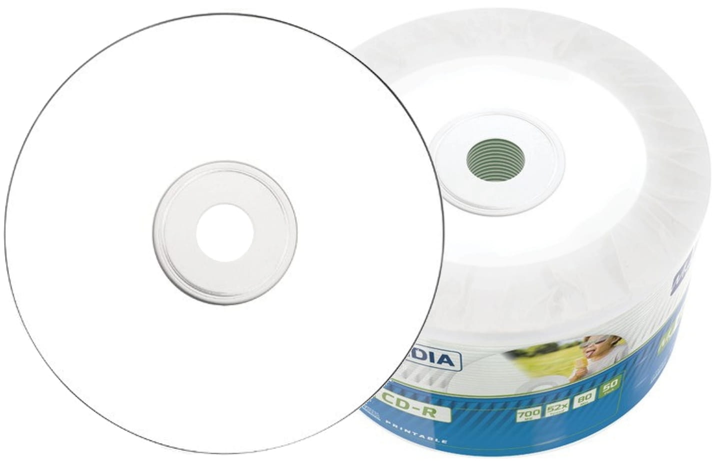 Verbatim CD-R 700MB PRINT s-50 MyMedia duże oko 69203 - Henryx24