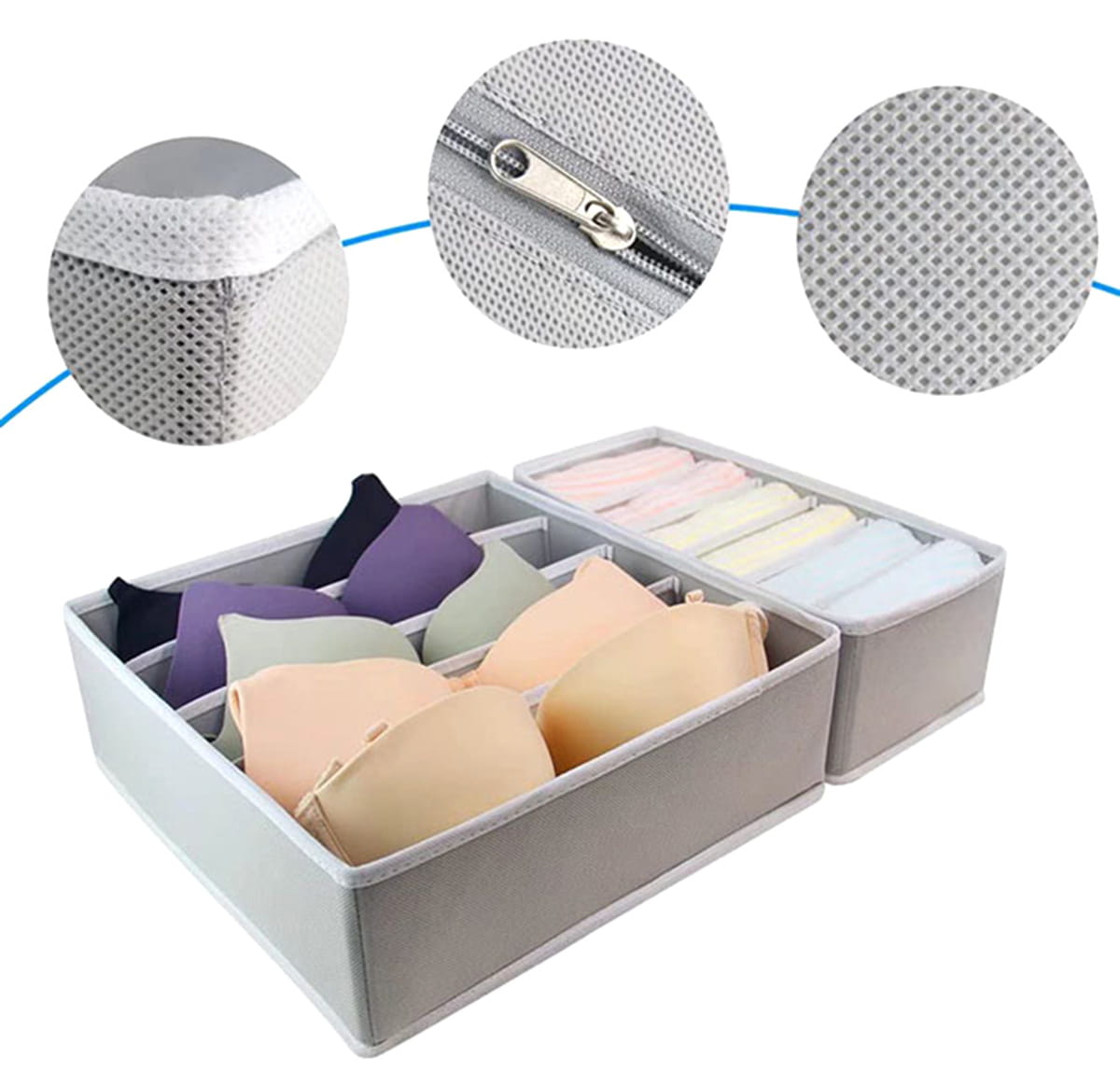 Organizer do szuflady zestaw AG126J 4 szt. - Henryx24