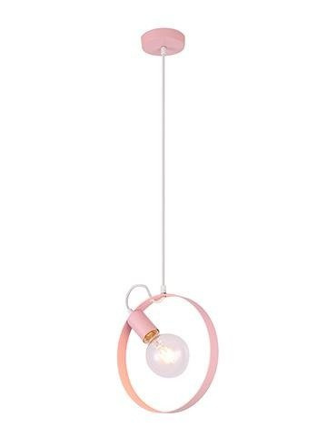 Lampa wisząca różowa metalowa Nexo Ledea