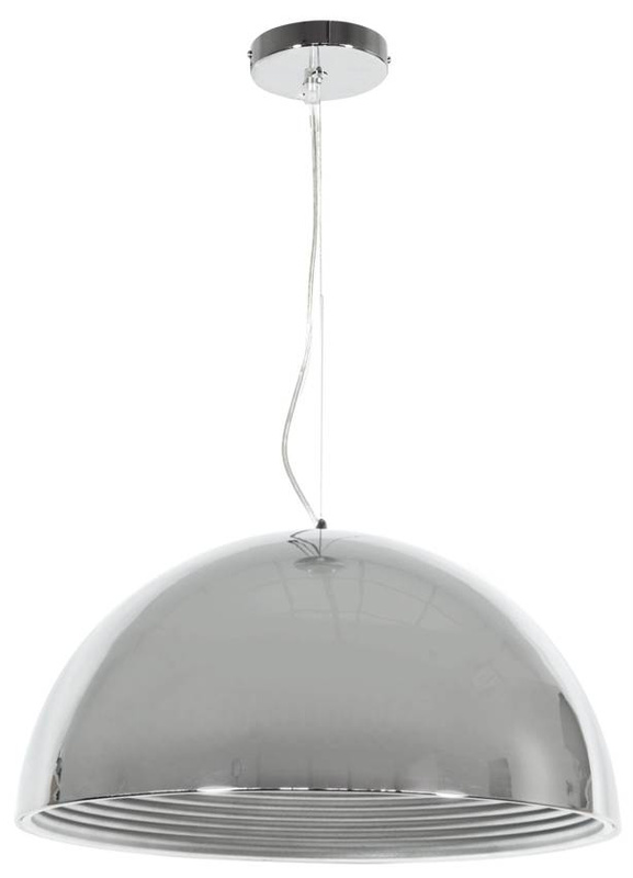 Lampa wisząca metalowa 30cm chrom Dorada