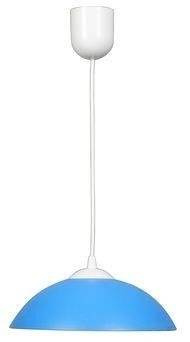 Lampa wisząca niebieska szklana Fino