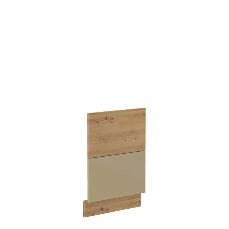Front do zmywarki z widocznym panelem sterującym 45 cm Cappucino połysk AGATA