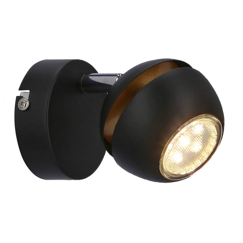 BONI KINKIET 1X3W GU10 LED CZARNY