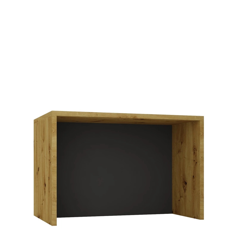 Nowoczesna wyspa kuchenna 128 cm dąb artisan grafit