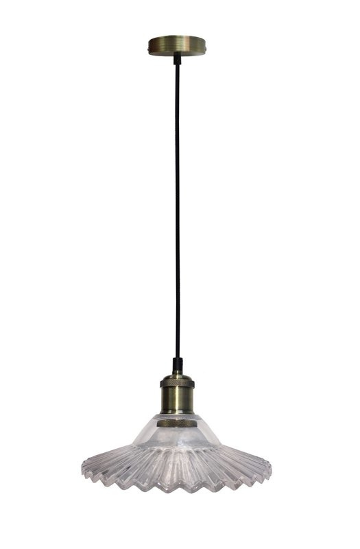Lampa wisząca szklana 1xE27 Geneva