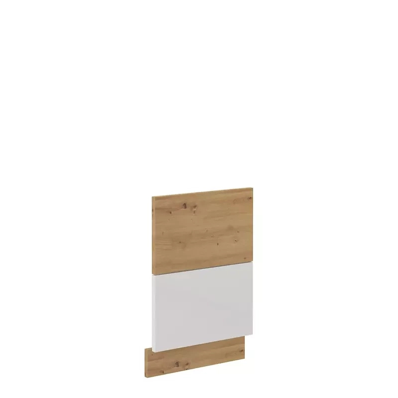 Front do zmywarki z widocznym panelem sterującym 45 cm Biały połysk AGATA