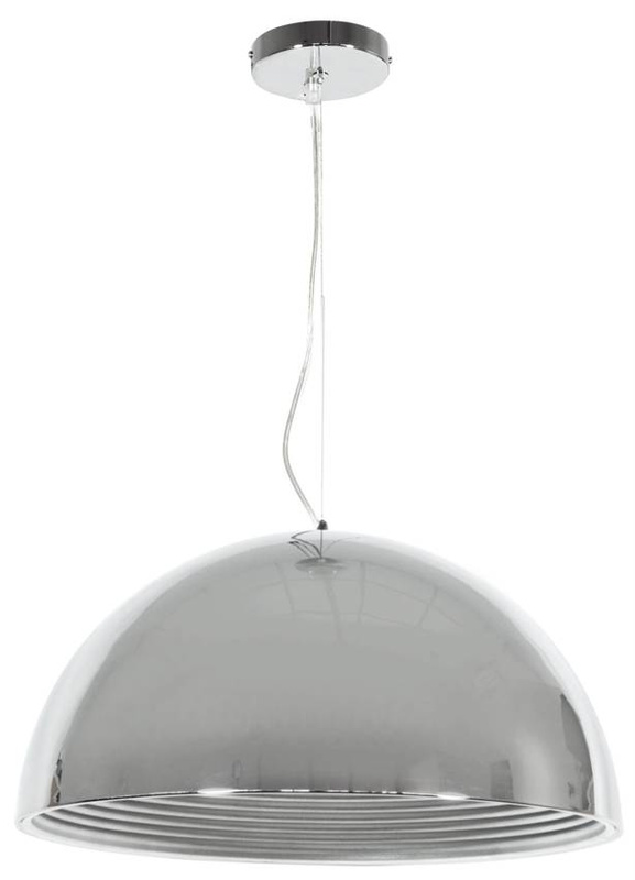 Lampa wisząca chrom metalowa 40cm Dorada