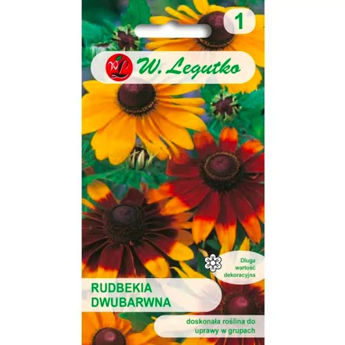 1 szt, Rudbekia, mix kolorow - Nasiona: Ilość w opakowaniu: 1 g