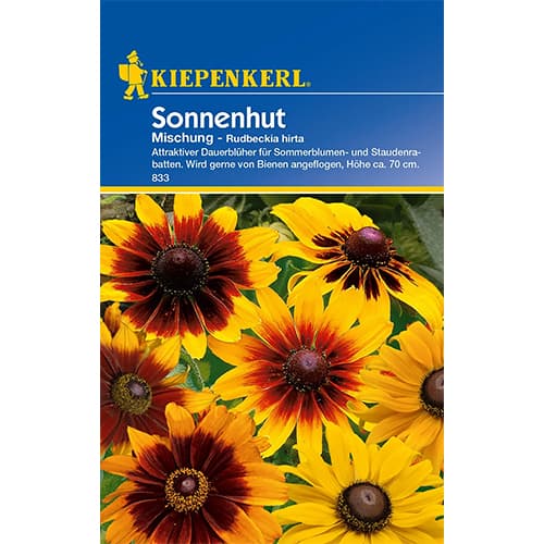 Rudbekia owłosiona Sonnenhut, mix - Nasiona. Ilość w opakowaniu: 1 opak - GradinaMax