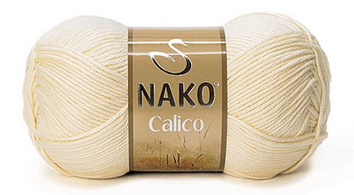 WŁÓCZKA NAKO CALICO kol. 481 / jasny beż